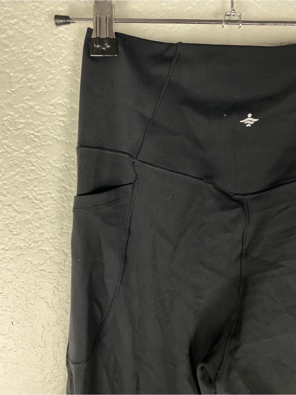 Halara Black Crossover Waist Full Length Leggins - Picture 10 of 12
